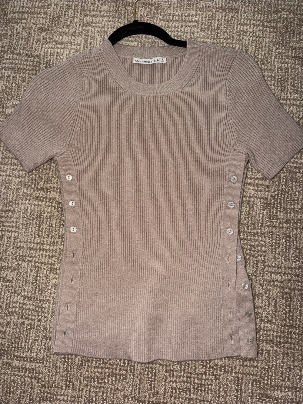 NWOT Abercrombie & Fitch Ribbed sweater t shirt